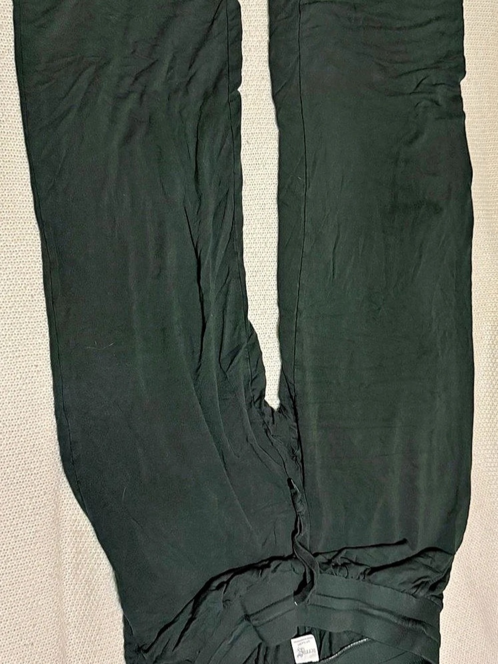 Green yoga pants wide leg